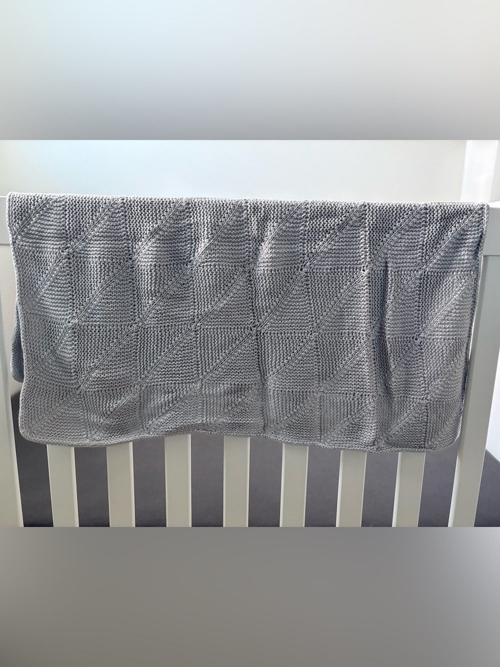 Hand Knit Baby Blanket